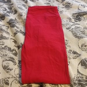 Nwot os red lularoe leggings